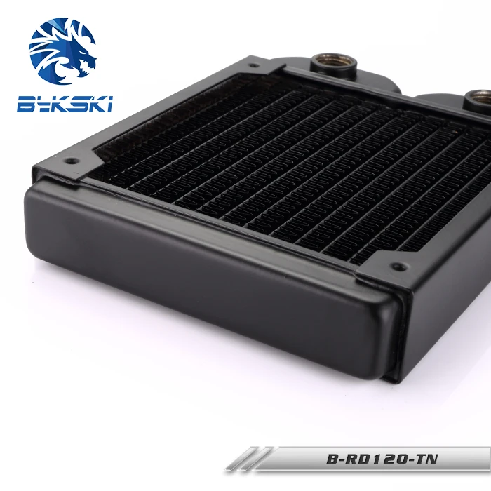 Bykski B RD120 TN 120 мм медный радиатор водяного охлаждения|copper radiator water cooling|water coolingradiator
