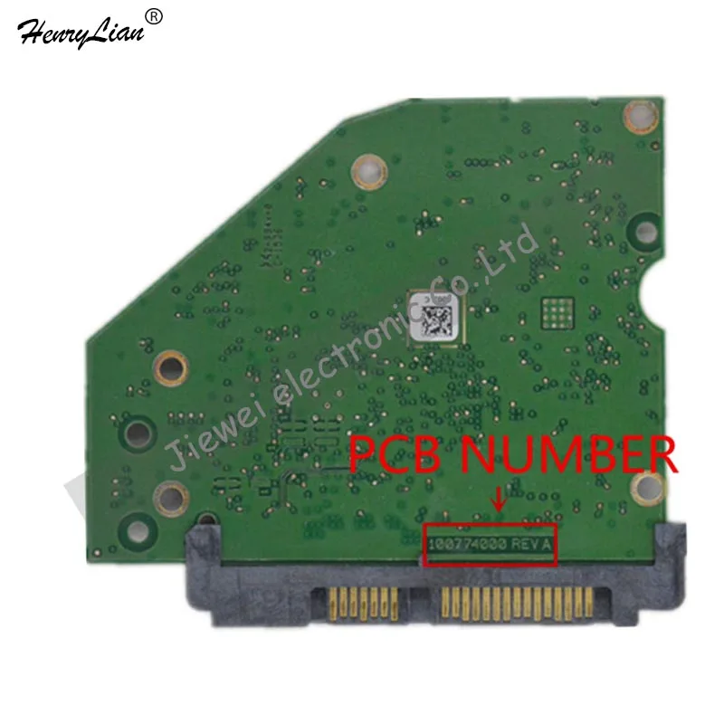 /ST500DM009 ST1000DM010 ST1000VX005 HDD PCB/логическая плата/номер платы: 100774000 REV A CC43 CV11 40021|pcb hdd|pcb