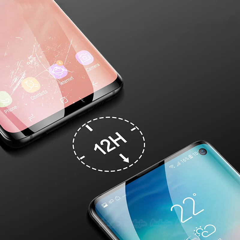 100 шт. Гидрогелевая пленка для Samsung Galaxy S10e S10 S9 S8 Plus Note 9 8 3D мягкая защитная экрана A7