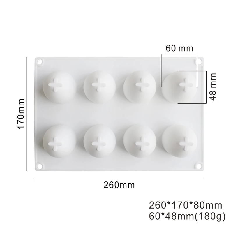 DIY 8 отверстий в форме яйца, силиконовая форма для торта, 3D овальная форма для кекса, печенья, маффина, мыла, формы для выпечки, торты, украшения, кухонные инструменты