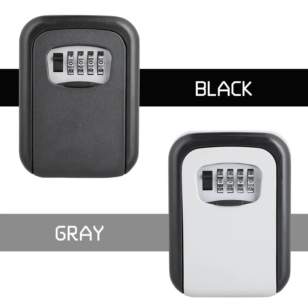 4 Password Key Box Wall Mounted Lock Premium Durable Convenient Office Storage for Security Drop Shipping | Обустройство дома