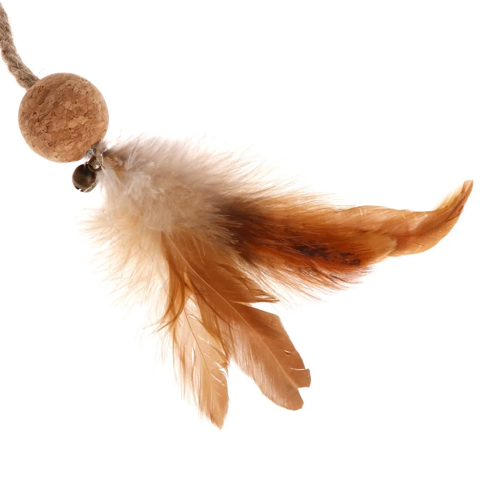 New Arrival Cat Teaser Feather Ball Catnip Suction Cup Sucker Pet Kitten Toys Interactive Play Funny Window Pendant | Дом и сад