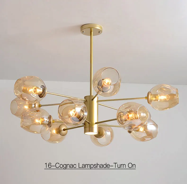 Lustre простая Люстра для гостиной креативная лампа спальни учебы