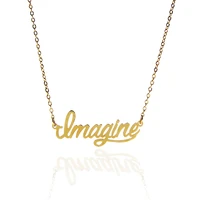 aoloshow letters name necklace women imagine nameplate necklace charm gold color stainless steel pendant necklace nl 2454