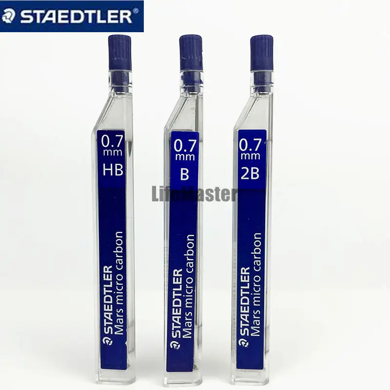 Механические свинцовые заправки LifeMaster Staedtler Mars Micro Carbon 250 07 0 7 мм 2B/HB|lead refill|mechanical
