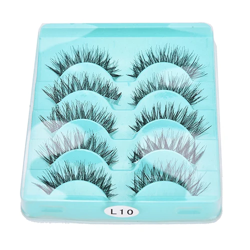 5 пар искусственных ресниц ручной работы для макияжа искусственные