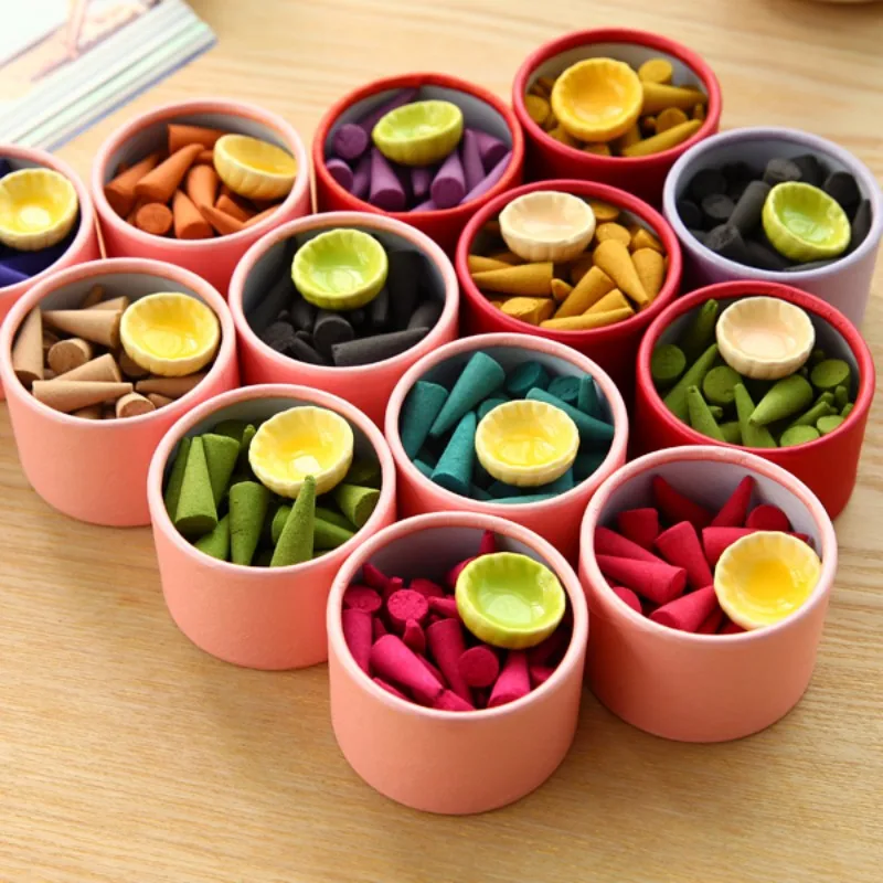 (Около 40 шт/1 коробка) благовоние для пагоды натуральные ароматические палочки