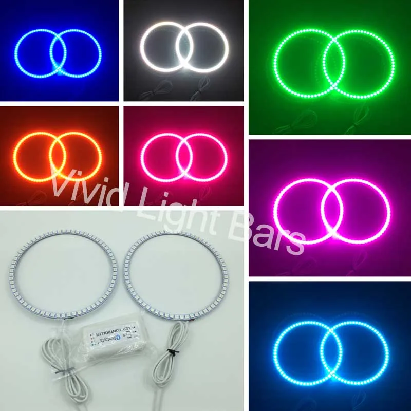 RGB led halo headlight kits for Jeep Wrangler Hummer vehicles | Автомобили и мотоциклы