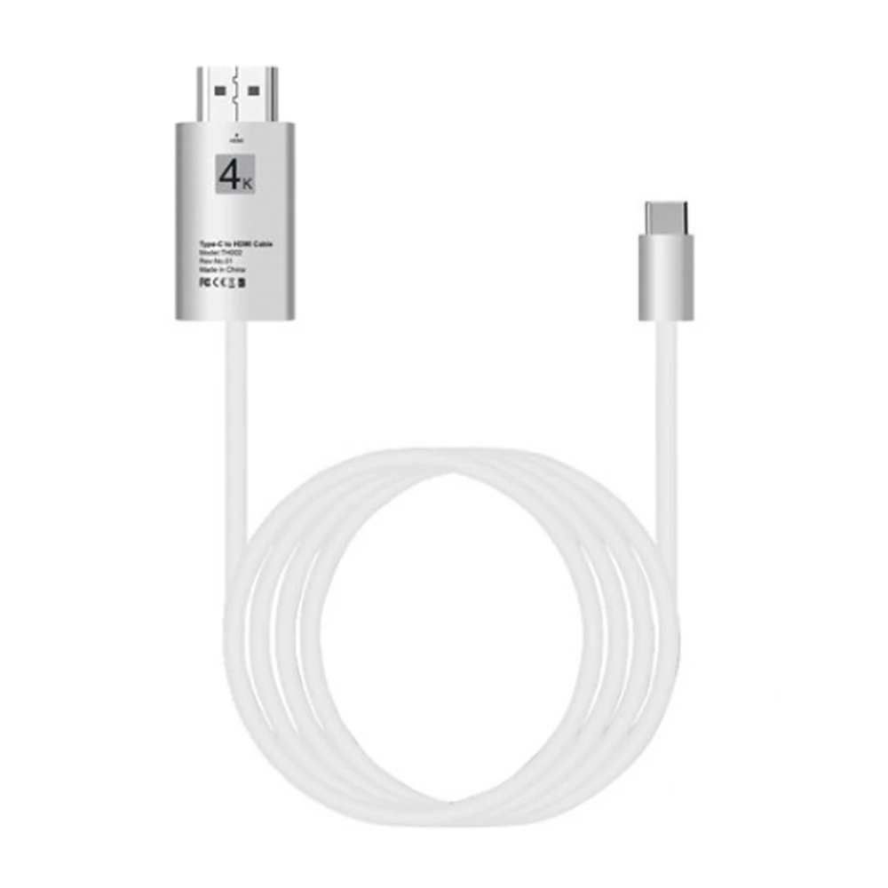 Кабель адаптер USB 3 1 стандарта Thunderbolt длиной 2 м 4K 30 Гц 60 Гц|Кабели HDMI| |
