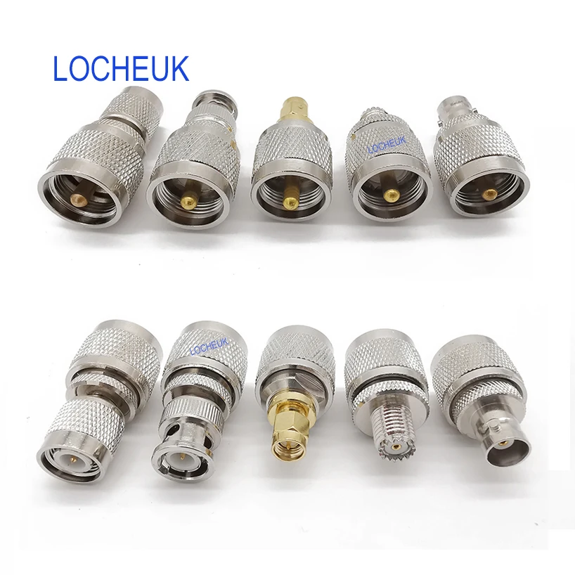 20 Тип RF коаксиальный переходник UHF PL259 радиочастотный адаптер Комплект покрышек к