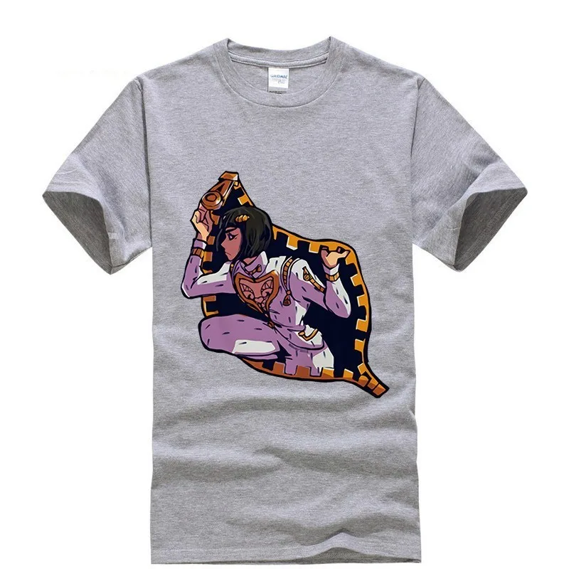 2019 новая футболка с принтом Jojo невероятное приключение одобренный сертификат