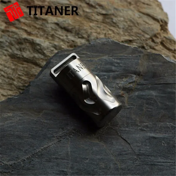 Открытый Кемпинг Titaner titanium водонепроницаемый таблеточный ящик лекарственная капсула с цепочкой для ключей портативный контейнер/Чехол наборы для путешествий