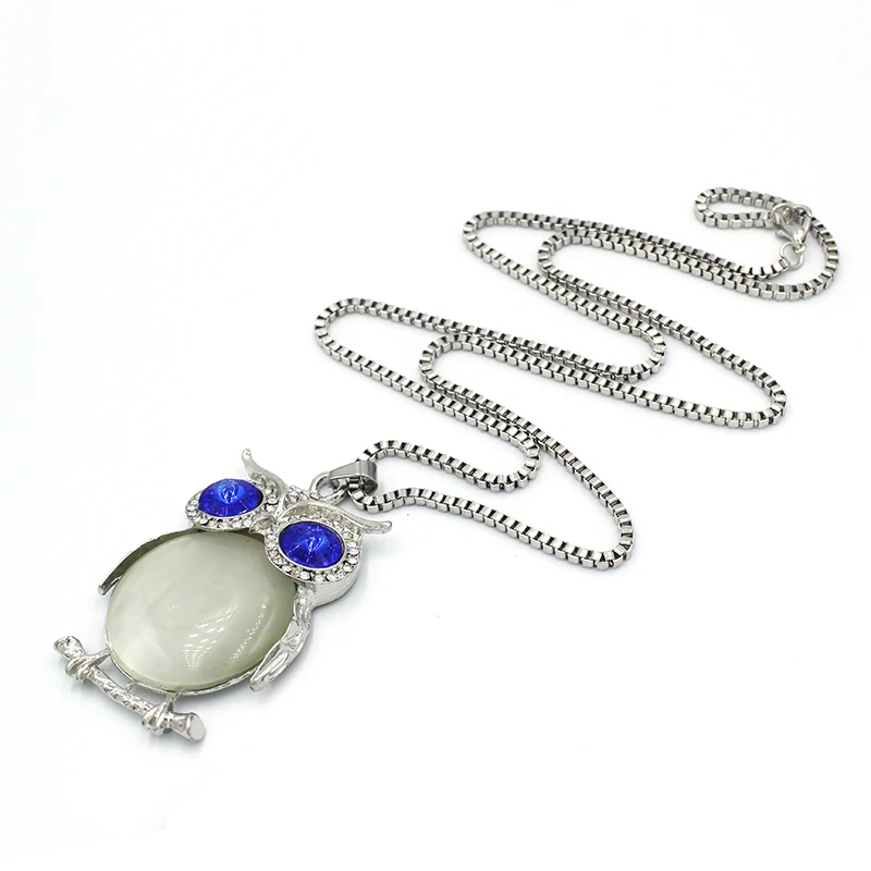 Модная цепочка к свитеру с подвеской в виде совы женские изысканные ювелирные