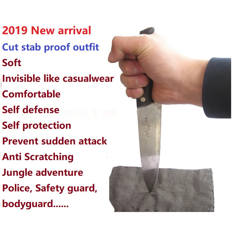 Новая мужская куртка с защитой от ударов и порезов 100% хлопок Самооборона военная