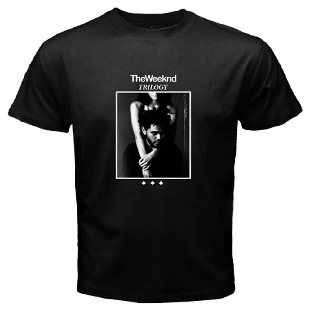 Новый The Weeknd Трилогия обложки альбома и надписью XO для мужчин Черная футболка
