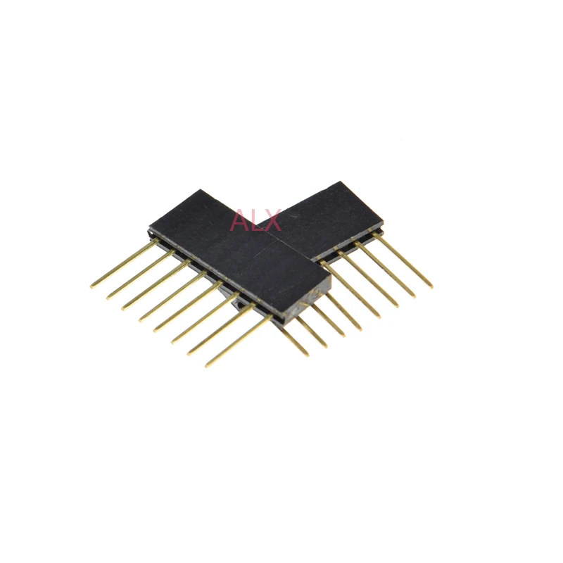 20 шт. 8 контактные однорядные прямые штырьковые Разъемы 2 54 мм|strip connector|connector stripsocket