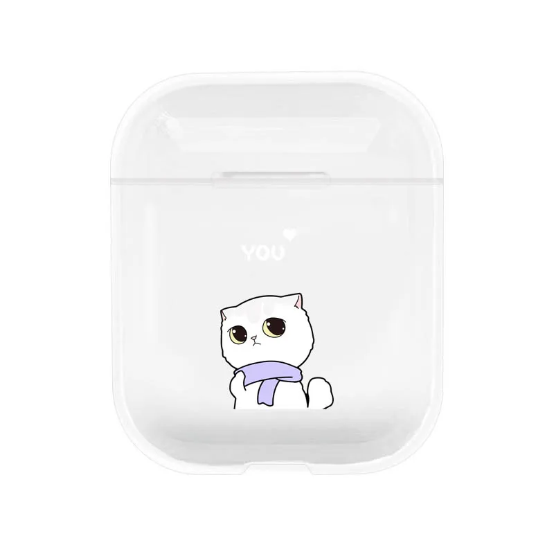 Мультяшный чехол с единорогом для Apple airpods, чехол, милый беспроводной Bluetooth чехол для наушников Airpods, защитный чехол для наушников