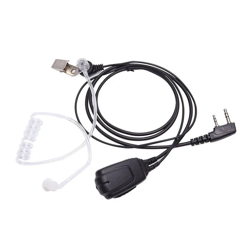 Abbree большой PTT скрытый акустический трубный наушник гарнитура для Baofeng UV 5R BF 888S