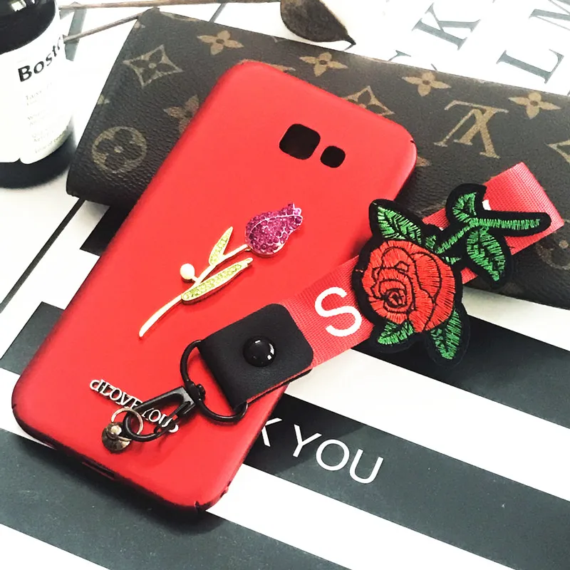 S8 S9 Plus Luxury Rose Bling phone case for Samsung Galaxy A5 A3 A7 J3 J5 J7 2016 2017 Neo Prime MAX J2 Pro A9 A6 A8 2018 |