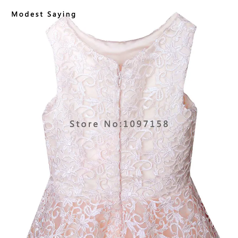 Кружевное платье цвета шампанского с цветами для девочек 2017 г. детское вечернее