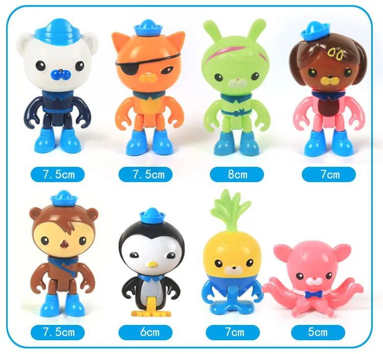 Игрушки Octonauts 55 см черная подводная лодка Octo-Pod модель U-лодки для детей лучший