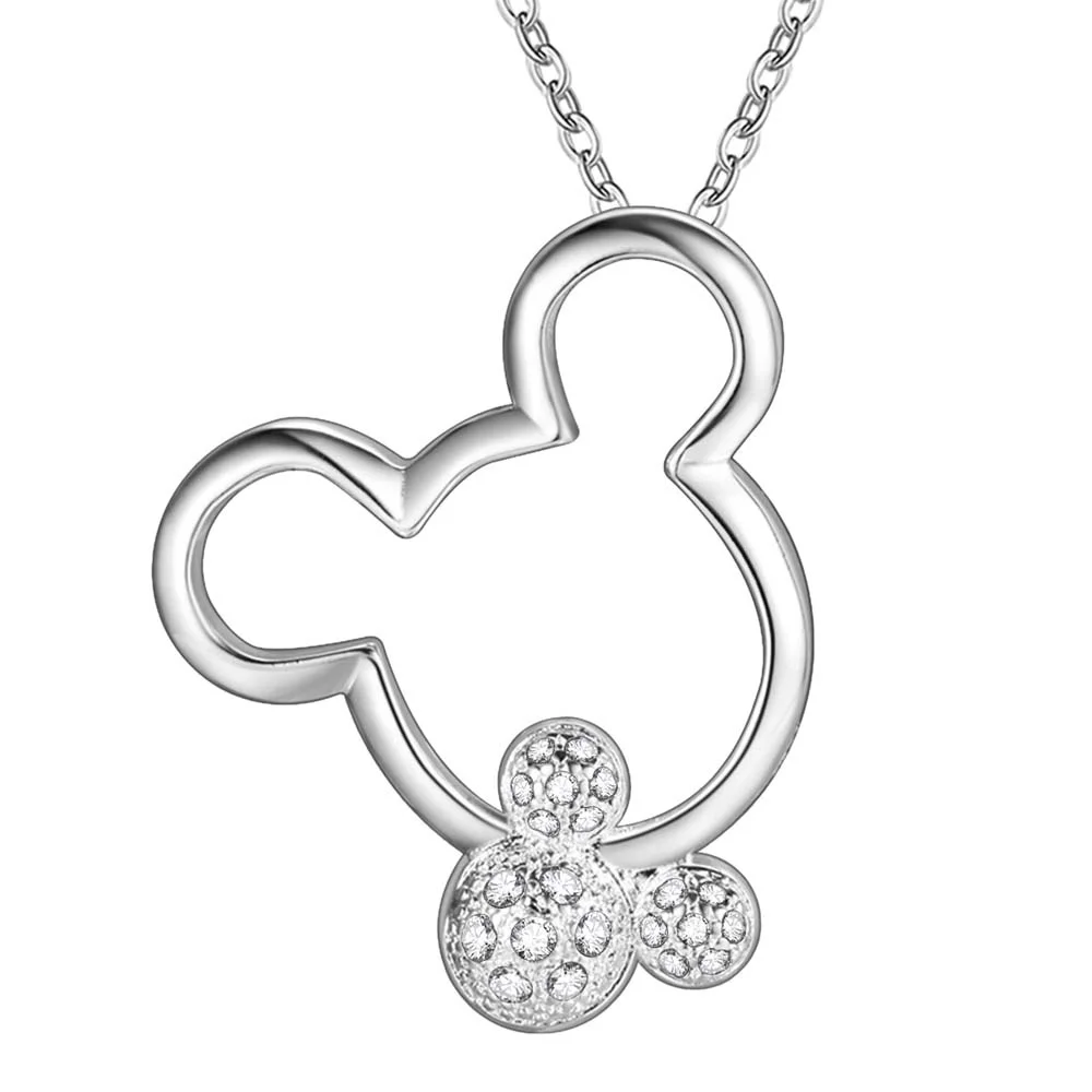 Mickey nice посеребренные ожерелья SAY Модные женские с подвеской AN671 | Украшения и
