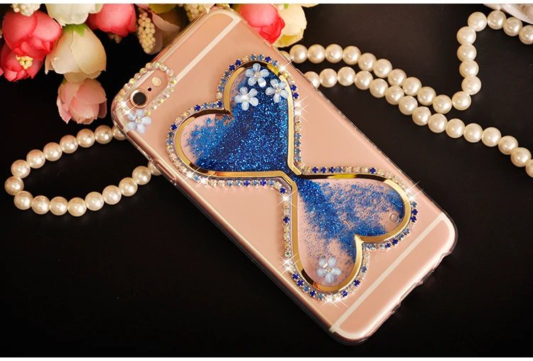 Популярные чехлы с песочными часами для samsung Galaxy S10e S8 S9 S10 Plus S6 S7 Edge Note 10 Plus 9 8 с блестящими струящимися песками и блестками