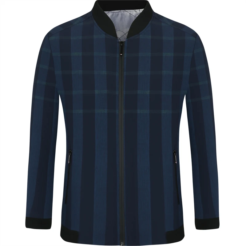 Hodo плед casaco masculino rib Sleeve Курточка бомбер на молнии 100% полиэстер jaquetas Для мужчин