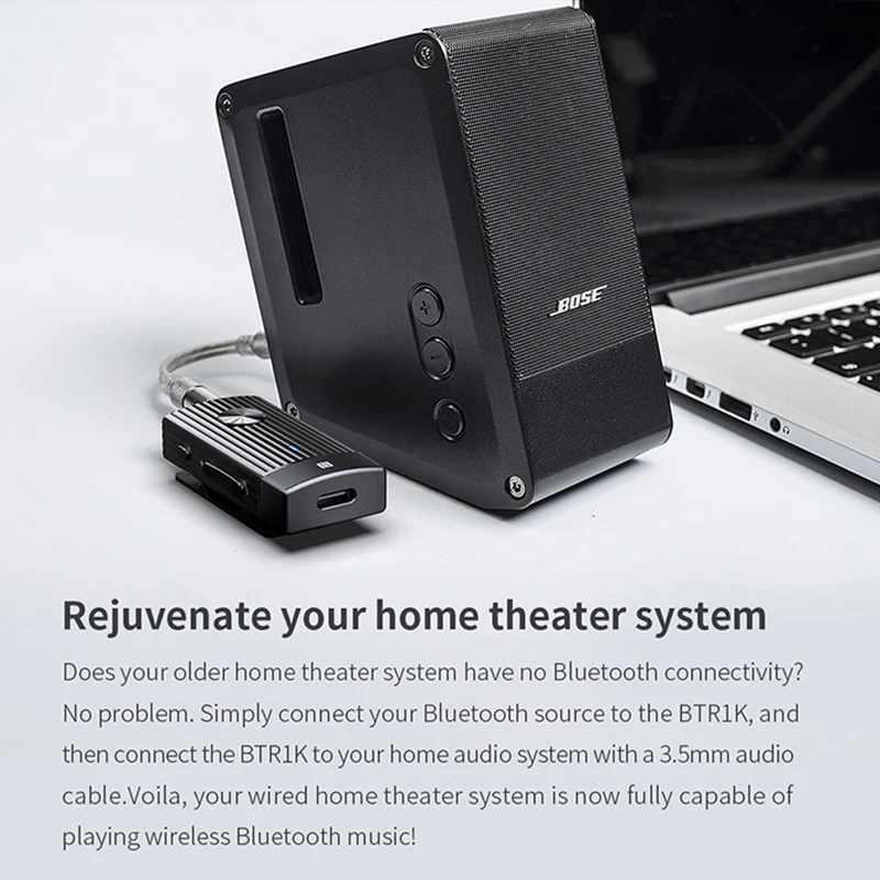 Портативный беспроводной усилитель для наушников FIIO BTR1K Bluetooth 5 0 с