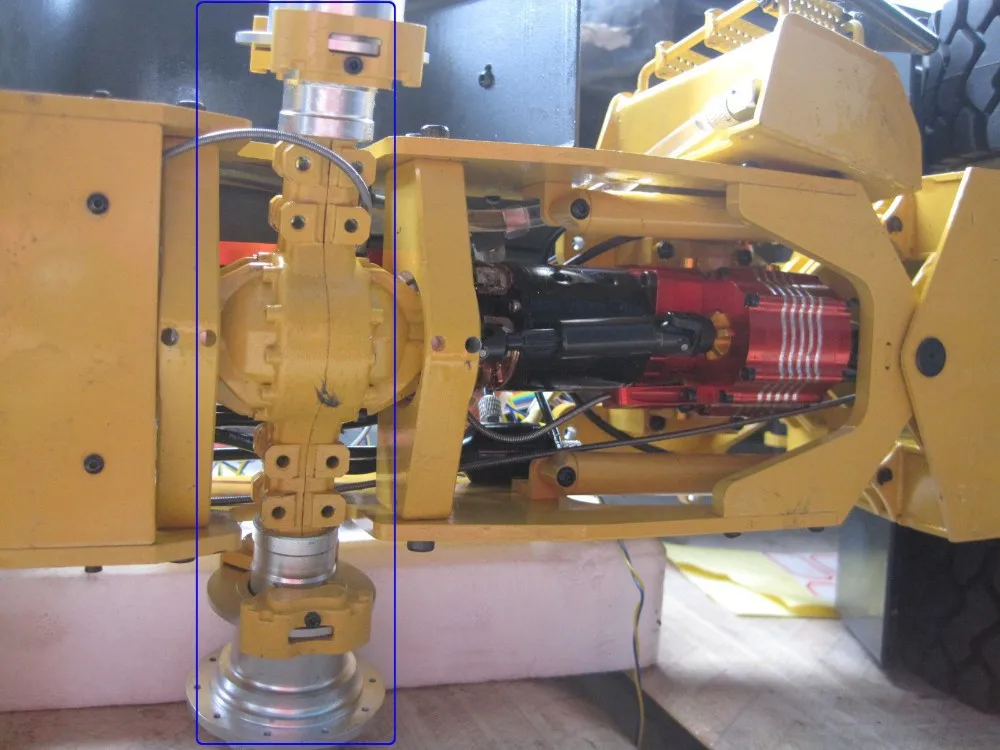 1/14 RC гидравлический колесный погрузчик 870K JD-88 задний мост Версия 2