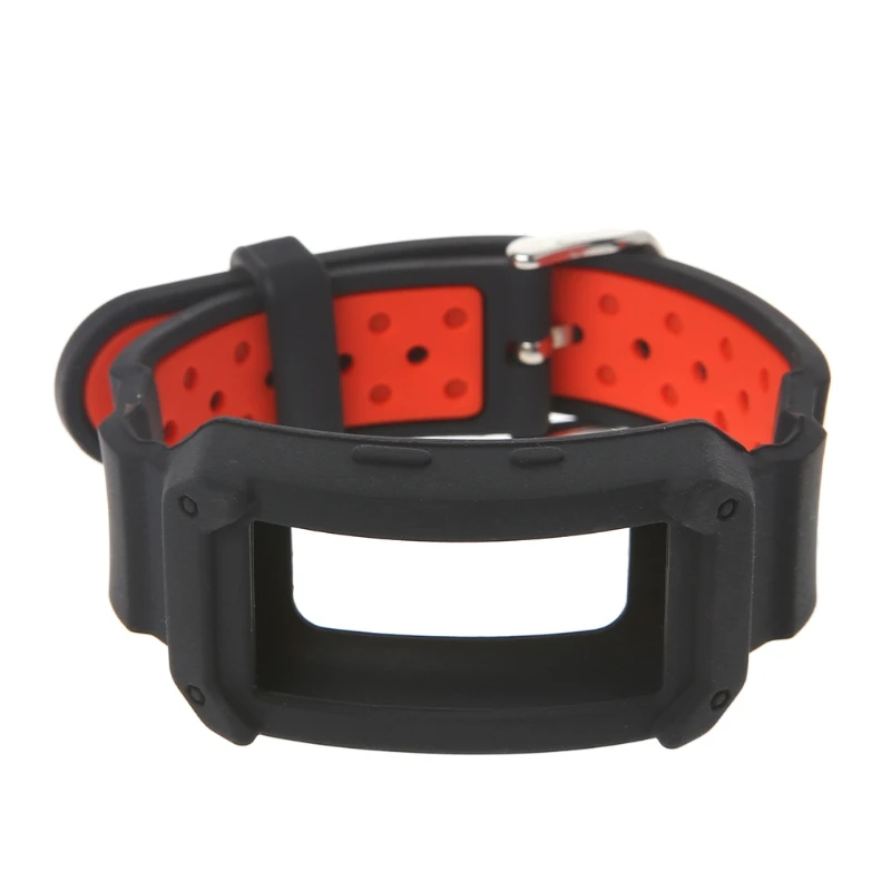 Силиконовый ремешок для часов Samsung Engrenagem Fit 2 R360/Fit2 Pro R365 Capa Protetora Quadro de Esportes