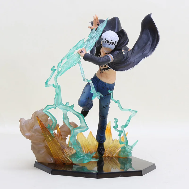 Аниме одно изделие Santoryu Roronoa Zoro Sabo Shanks Law batch Ver. ПВХ фигурка модель игрушки - Цвет: law no box