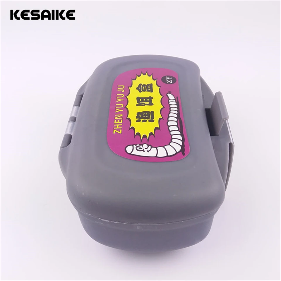 Рыболовные коробки KESAIKE Earthworm/рыболовные приманки для рыбы пластиковая коробка