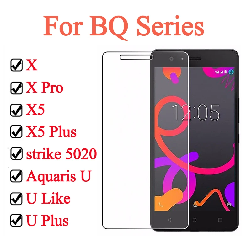 Защитное стекло для bq strike 5020 X pro X5 Plus Aquaris U lite plus защитная пленка из закаленного