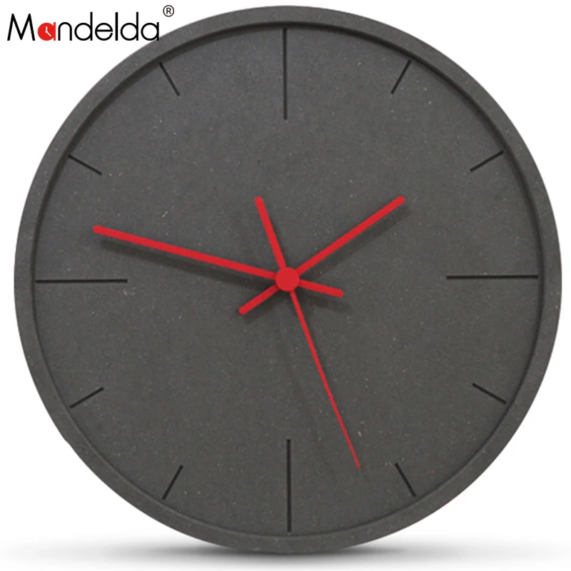 Настенные часы Mandelda классические деревянные 12 дюймов секундная стрелка