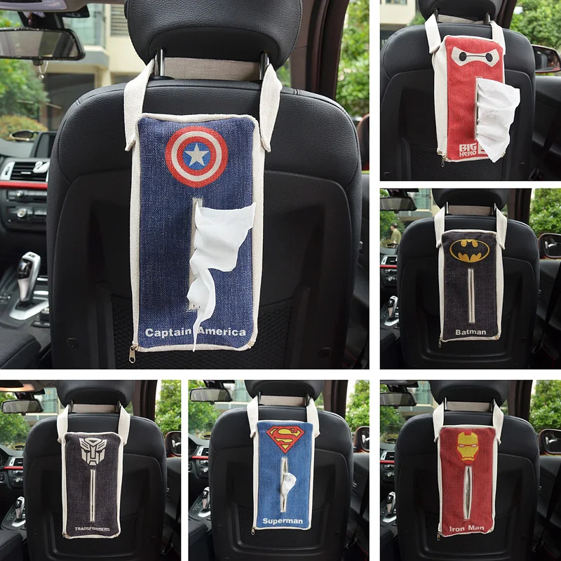 Автомобильные аксессуары Герои Союза мультфильм автомобиль коробка ткани висит