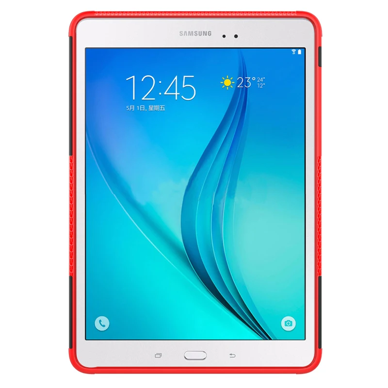 Сверхпрочный армированный силиконовый чехол с подставкой для Samsung Galaxy Tab A 9 7 T550 T555