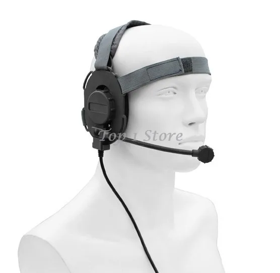 Тактическая Военная головная гарнитура для стрелка Evo III страйкбол Mic Radio Boom