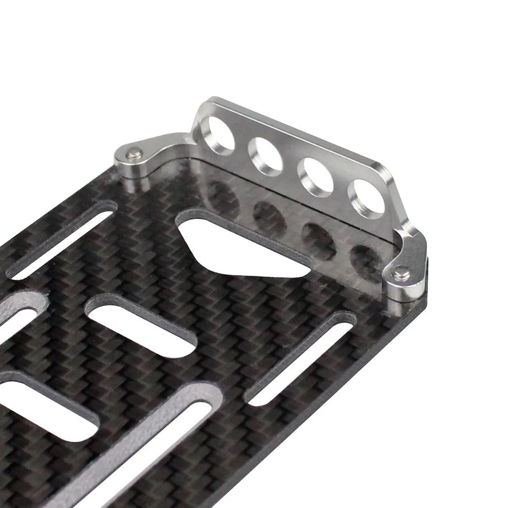MEREPACCOR RC автомобиль из углеродного волокна Монтажная пластина с зажимом для 1/10