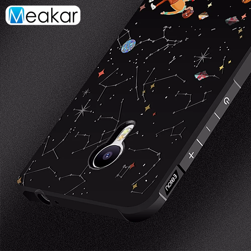 Relief Painted Pattern Soft Silicon 5.5For Meizu M3 Note Case For M3Note Cell Phone Back Cover |