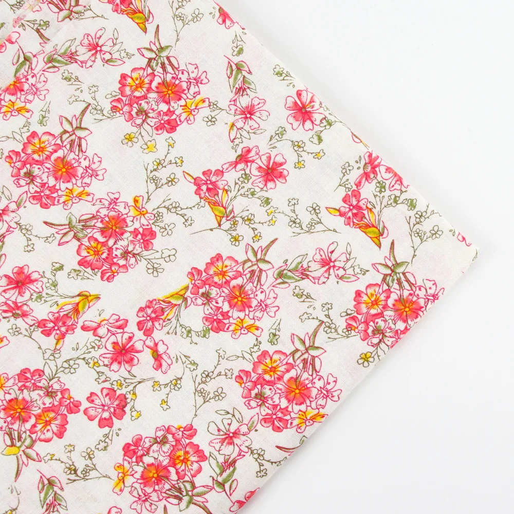 3 шт./лот хлопковая ткань с цветочным принтом 156 см x 50 см|printed cotton fabric|patchwork fabriccotton