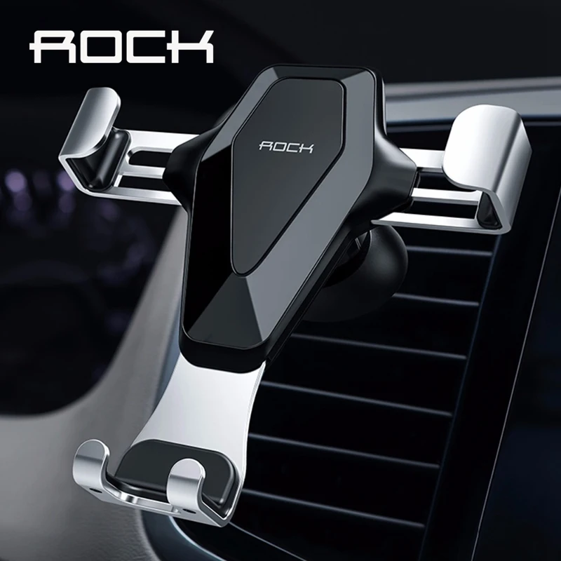 Автомобильный держатель для телефона ROCK iPhone X XS MAX Гравитационный на