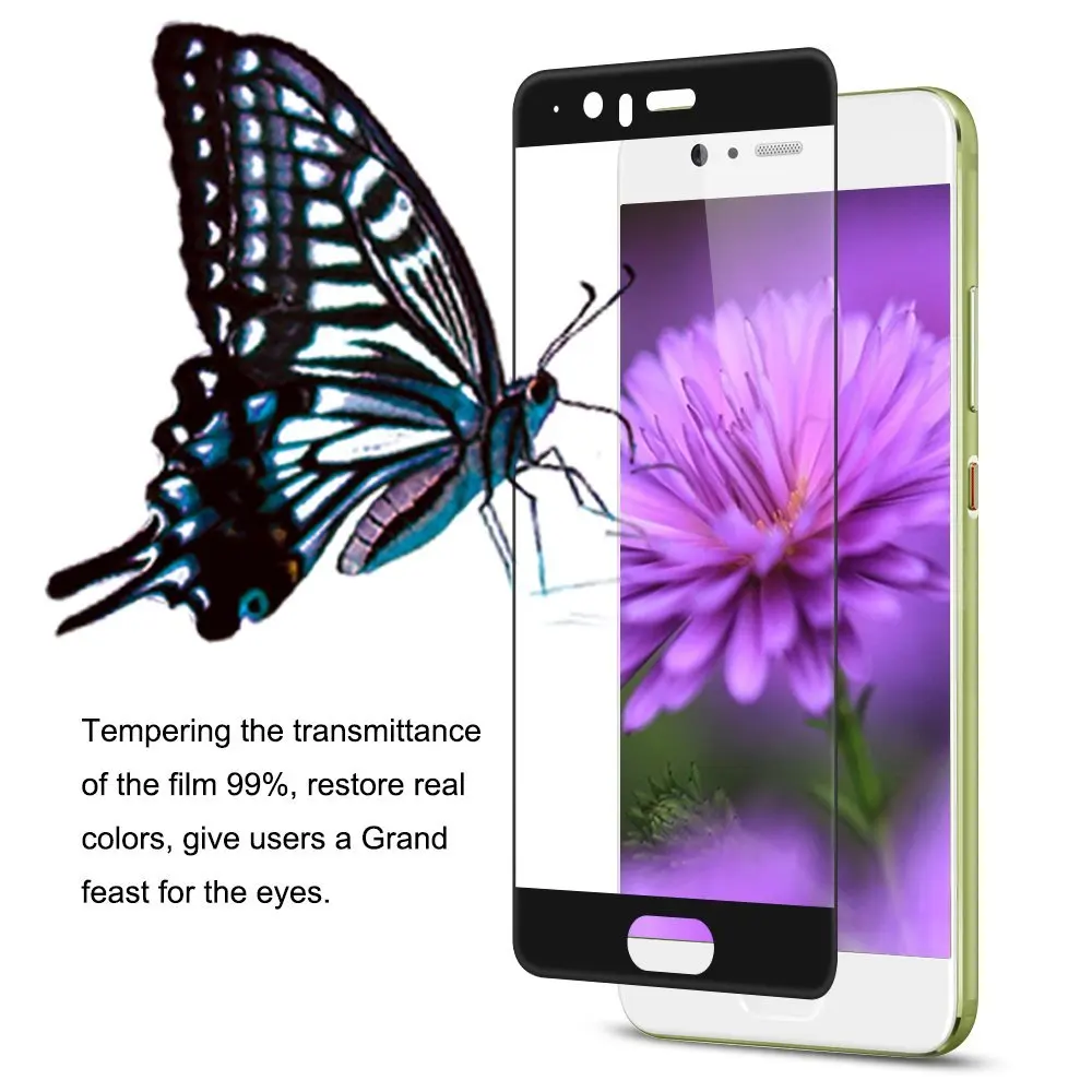 SINHONG 9H Full Coverage Tempered Glass Cover For Huawei Honor V8 Screen Protector Explosion Proof Film 2.5D With Retail Package | Мобильные