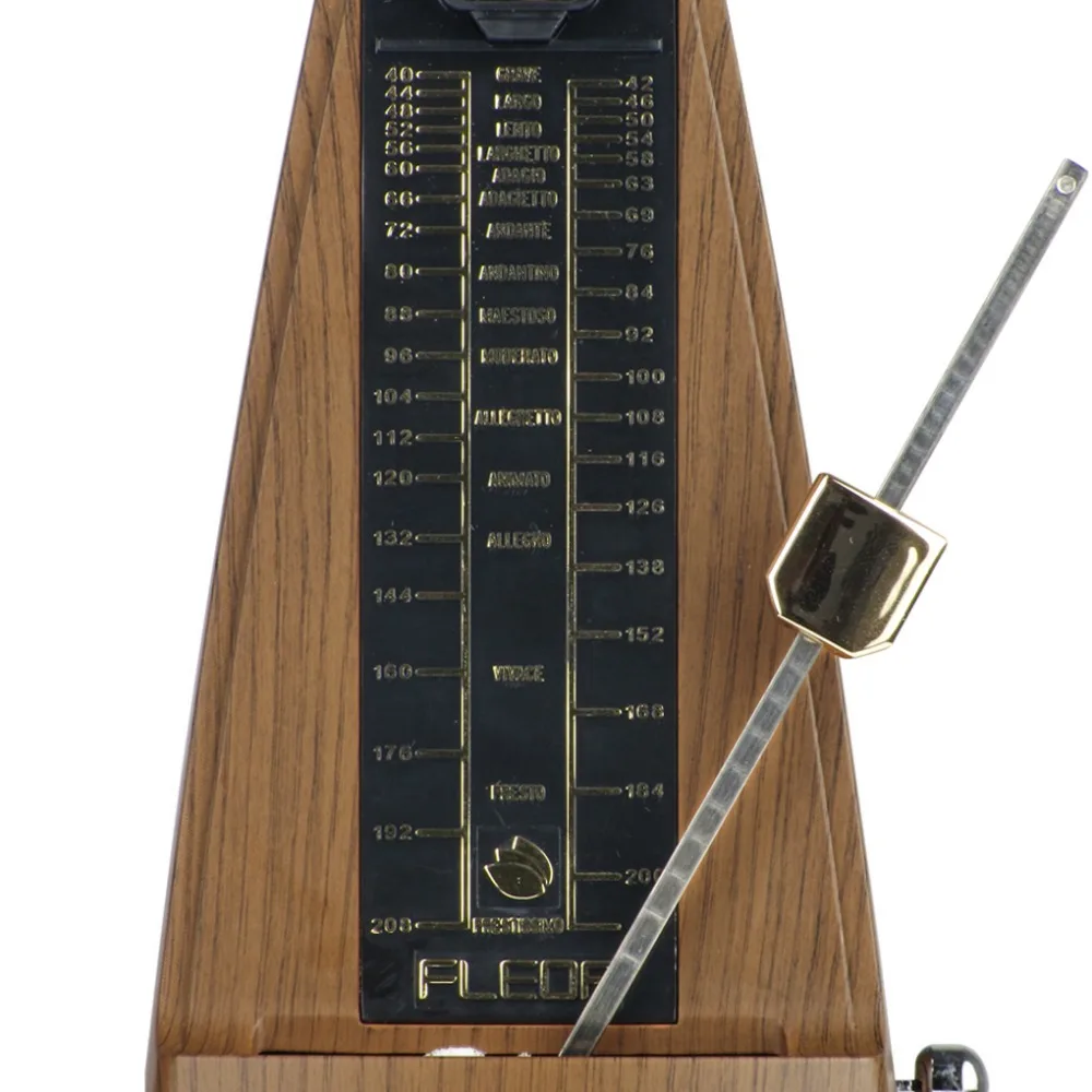 FLEOR Universal Piano Metronome Mechanical Light Teak Color | Спорт и развлечения