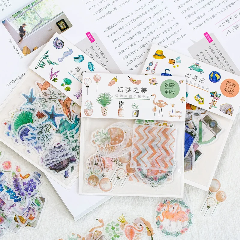 40 штук пакет фантастический креативный стикер Детская игрушка Сделай Сам