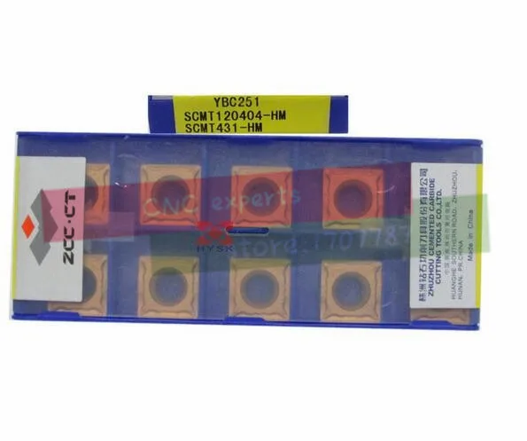 

SCMT120404/SCMT120408-HM YBC251(10 inserts/Lot) Cemented Carbide Cutting Tools Turning Inserts