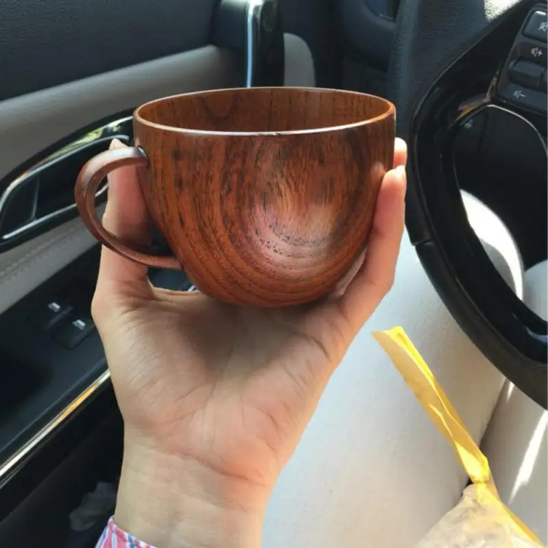 1 шт. чаши деревянные бутик ретро ресторан Чай чашки пузатый Кофе чашка подарок