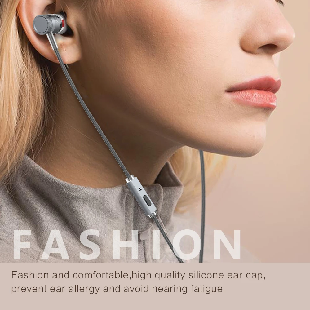 Original OUZIFISH Hybrid Pro HD Earphone In Stock with Mic Remote Headset for iPhone Xiaomi Redmi Samsung LG In-Ear Earbuds | Электроника
