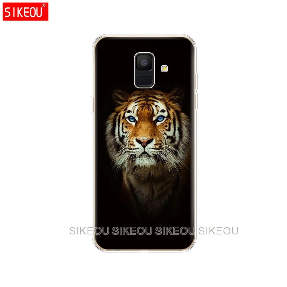 10118 Силиконовый чехол для samsung Galaxy A6 Dual SIM SM A600 A600F для samsung A6 Plus A605 A605F Волк тигр, Лев, Леопард медведь - Цвет: 10118