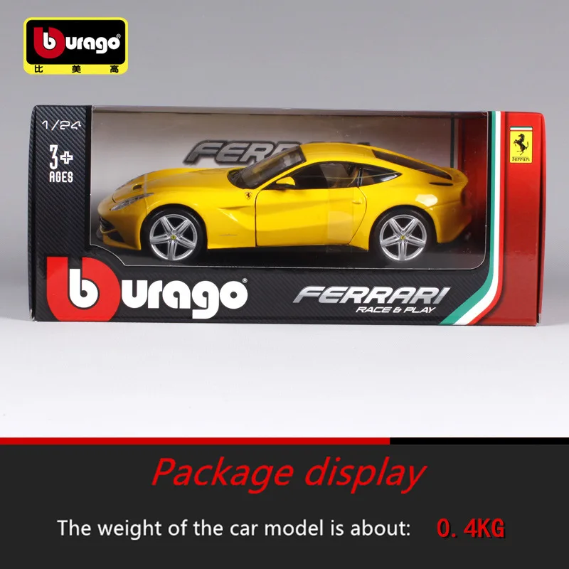 Bburago 1:24 коллекция Ferrari F12 авторизованный производитель модель автомобиля из